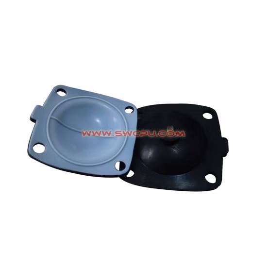 Diafragma PTFE de borracha de silicone plano/ranhura OEM para servofreio
